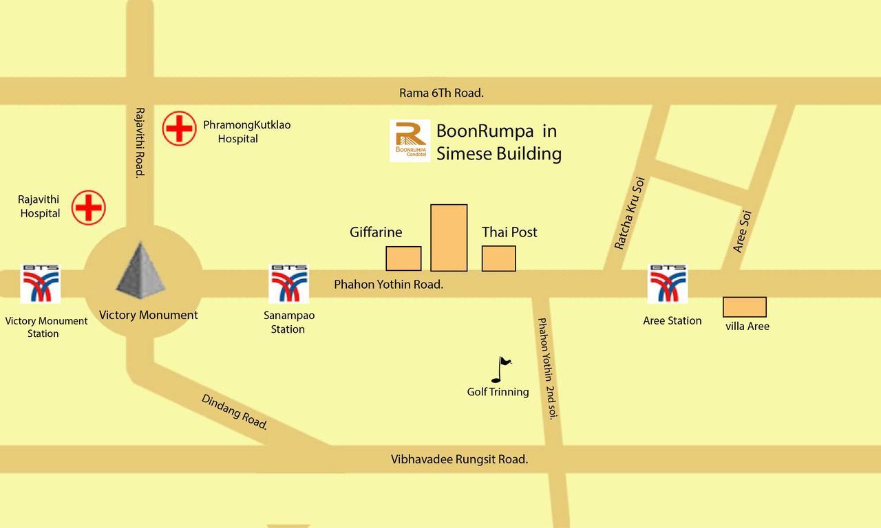 Boonrumpa Accommodation Bangkok Exterior foto